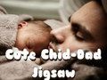 Juego Rompecabezas lindo niño-papá  en línea