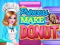 Juego Princesa hacer donut cocinar  en línea