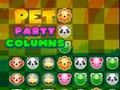 Juego Columnas de fiesta de mascotas  en línea