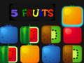 Juego 5 frutas  en línea