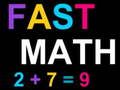 Juego Matemáticas rápidas  en línea