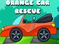 Juego Rescate de coche naranja  en línea