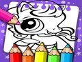 Juego Libro para colorear Littlest Pet Shop  en línea