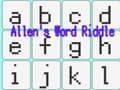 Juego El acertijo de la palabra de Allen  en línea