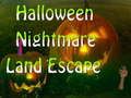 Juego Escape de la tierra de la pesadilla de Halloween  en línea