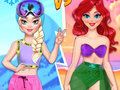Juego Batalla de princesas de verano vs invierno  en línea