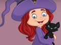 Juego Escape de la habitación de la bruja feliz y el gato de G2E  en línea