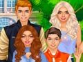 Juego Viste a la familia superestrella  en línea