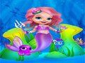Juego Viste a la linda chica sirena  en línea