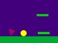 Juego Triángulos que caen  en línea