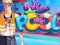 Juego Fiesta nocturna en la piscina  en línea