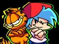 Juego Friday Night Funkin: lunes divertido con el gato Garfield  en línea