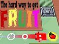 Juego La manera difícil de conseguir fruta.  en línea
