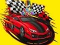 Juego Regreso a la escuela: Libro para colorear de autos de carrera  en línea