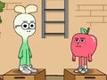 Juego Salpicaduras de manzana y cebolla  en línea