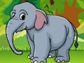 Juego Ayuda al elefante hambriento  en línea