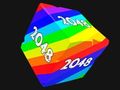Juego Cubos 2048 3D con Números  en línea