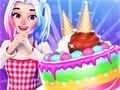 Juego Linda muñeca cocinando tortas  en línea