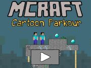 Juego Parkour de dibujos animados  en línea