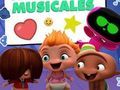 Juego Mini Beat Power Rockers: pegatinas musicales  en línea