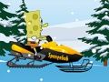 Juego Bob Esponja motora de nieve  en línea