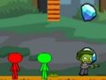 Juego Stickman bros contra zombis  en línea
