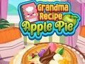 Juego Receta de la abuela Tarta de manzana  en línea