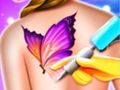Juego Tienda de tatuajes divertidos de Barbie  en línea