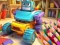 Juego Libro para colorear: Robot de coche que se transforma  en línea