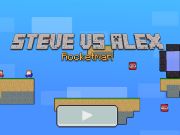 Juego Steve contra Alex Rocketman  en línea