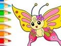 Juego Libro para colorear: mariposa  en línea