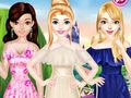Juego Vestido de moda con hombros descubiertos  en línea