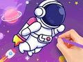 Juego Libro para colorear: Astronauta  en línea
