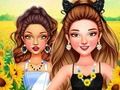 Juego Looks de celebridades con brillo de girasol  en línea