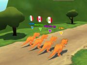 Juego Carrera de cambio de dinosaurio en línea