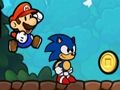 Juego Súper Mario y Sonic  en línea