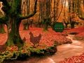 Juego Escape de otoño en el patio trasero  en línea