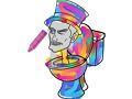 Juego Skibidi Baño Para Colorear  en línea