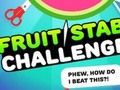 Juego Desafío de puñaladas de frutas  en línea