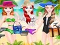 Juego Traje de baño de playa de moda para niñas.  en línea