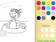 Juego Libro para colorear de verano para niños en línea