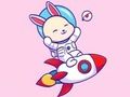 Juego Libro para colorear: Conejo astronauta  en línea