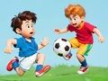 Juego Libro para colorear: Patear la pelota  en línea