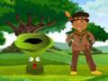 Juego El niño de la tribu y el lobo parte (02)  en línea