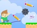 Juego Aventuras de Thomas: dibujar y borrar  en línea