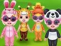Juego Vestido de cuidado del bebé niño  en línea