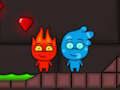 Juego La niña del fuego y el aguador en el templo del bosque  en línea