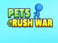 Juego Mascotas Rush Guerra  en línea