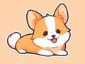 Juego Libro para colorear: Corgi  en línea