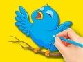 Juego Libro para colorear: pájaro  en línea